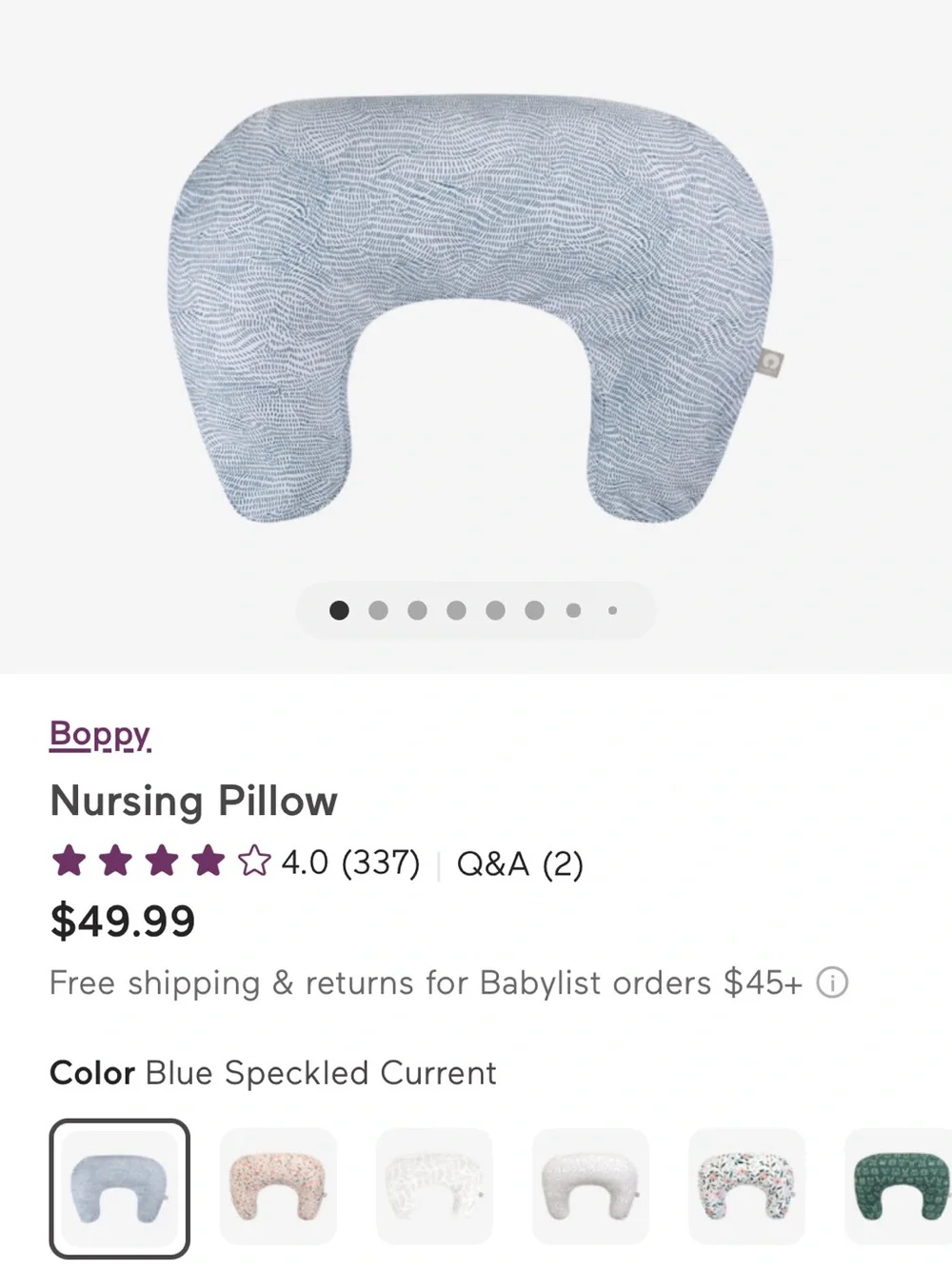 Boppy Nursing Pillow